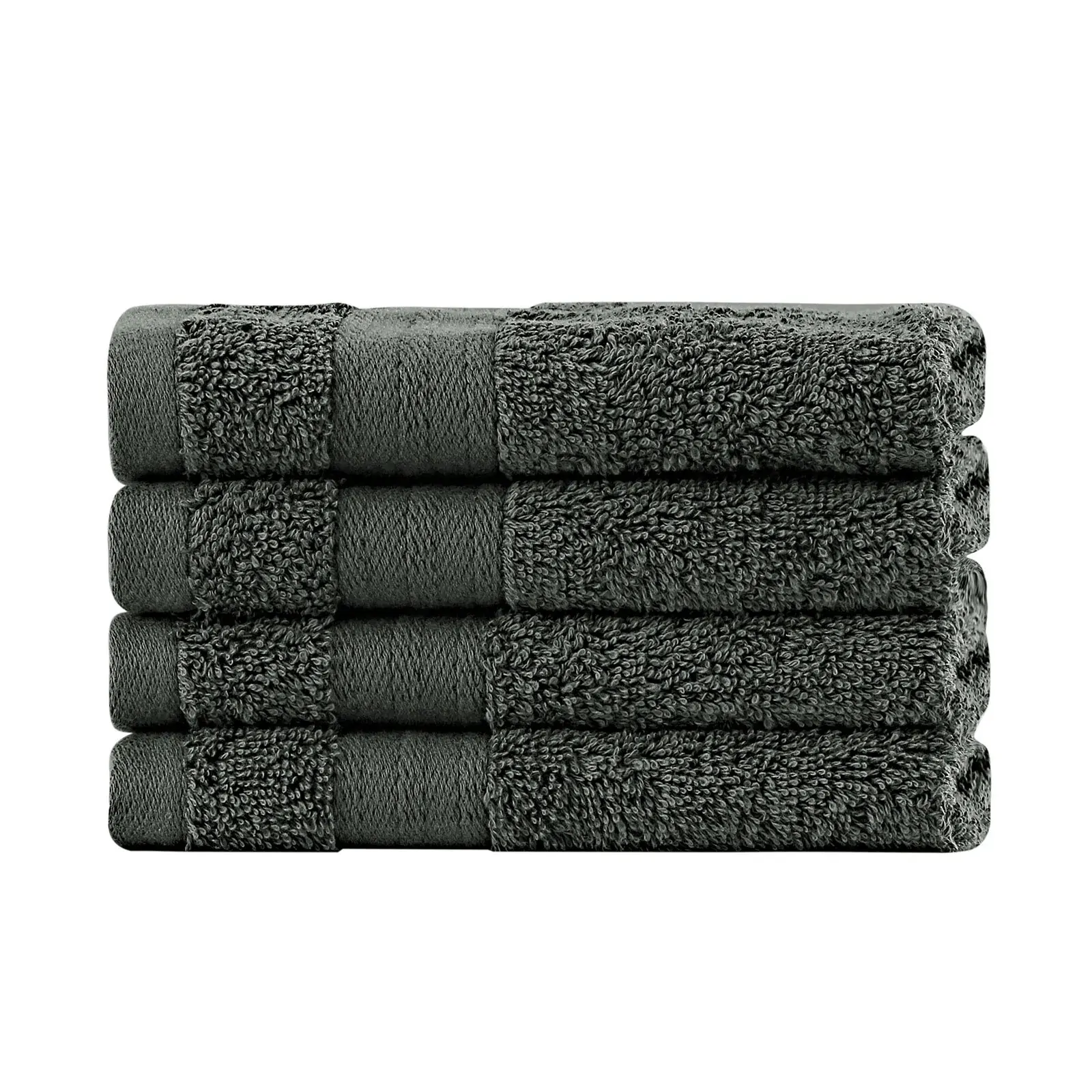 Bath Towel Set - 4 Piece Cotton Washcloths
