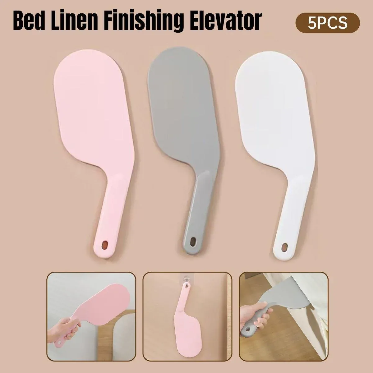5pcs Bed Sheet and Mattress Organizer Fixer Gap Lifter Tool Bed Sheet Holder Set