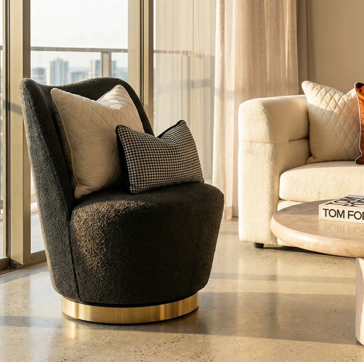 Interior Ave - Chateau Swivel Accent Chair