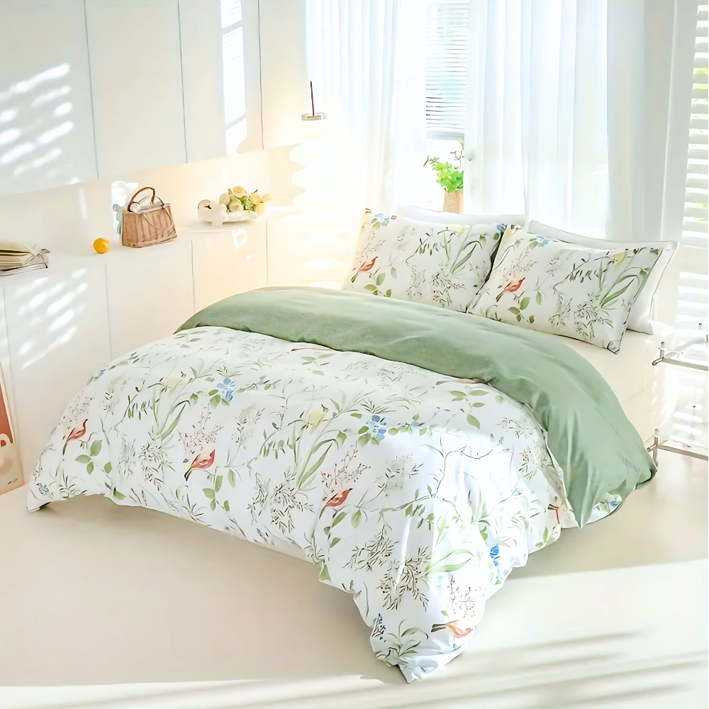 Dreamfields - Green Roost Quilt Cover Set