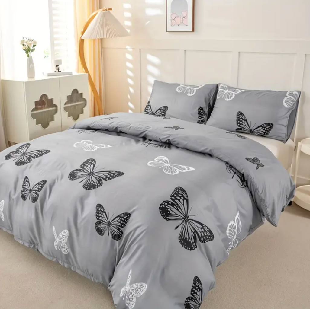 Dreamfields - Mono Papilio Quilt Cover Set