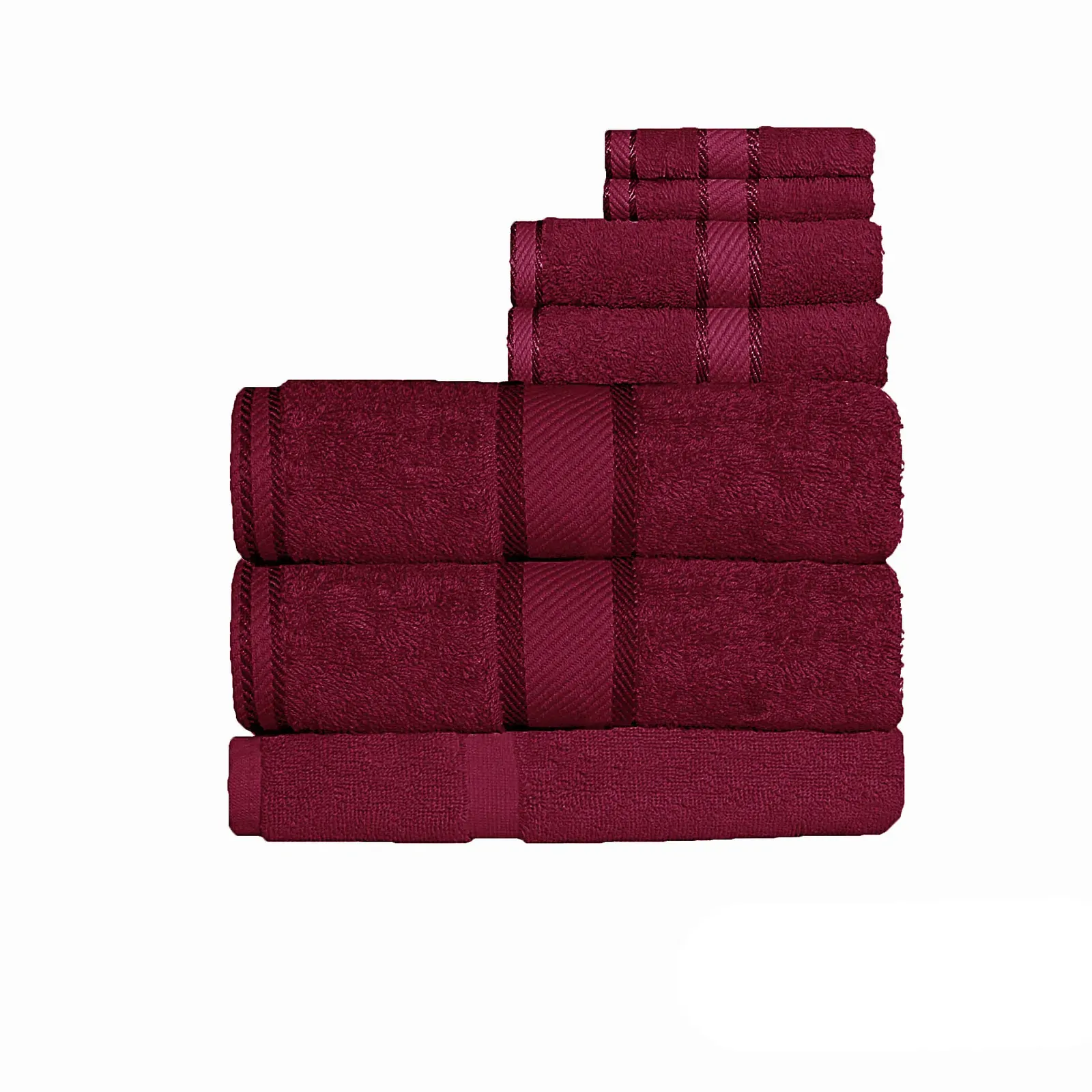 550gsm Cotton 7 Pce Bath Sheet Set