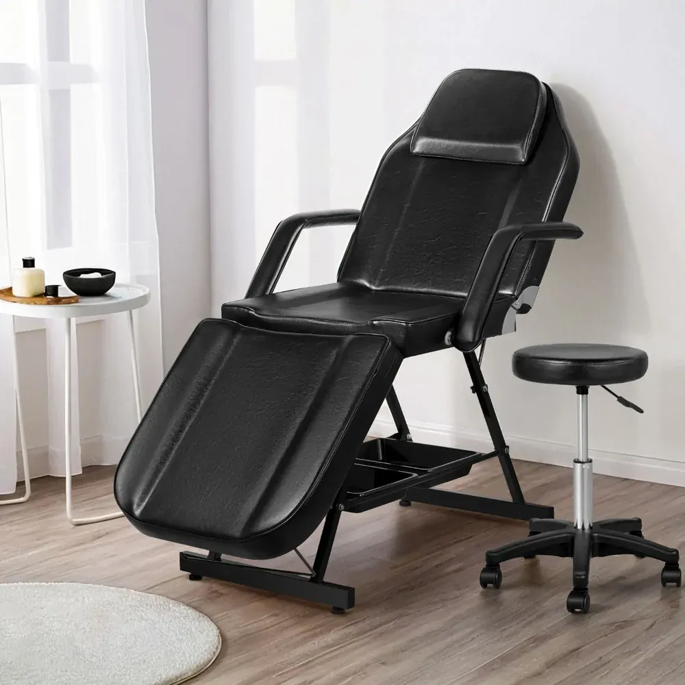 Zenses Massage Table Adjustable Salon Bed Chair 3-Fold