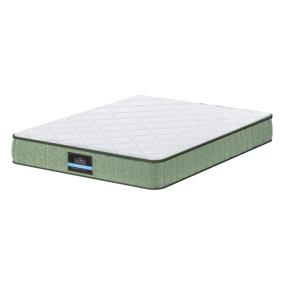Giselle 25cm Memory Foam Mattress Dual Layer Zipper Cover Cool Charcoal Foam Mattresses