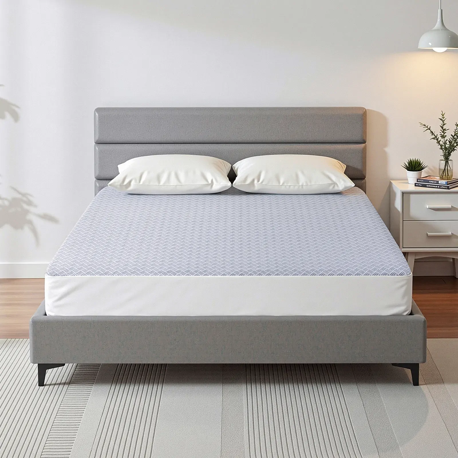 Giselle Cooling Mattress Protector Waterproof Deep Pocket Fitted Cover