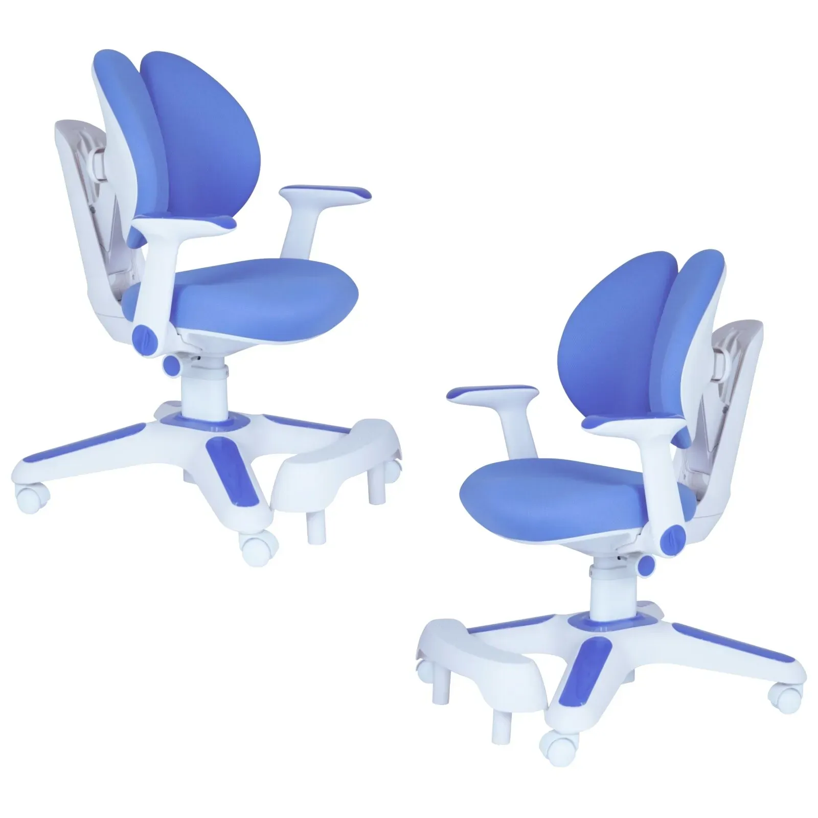 Ergonomic Children Kids Study Chair Height Adjustable Blue