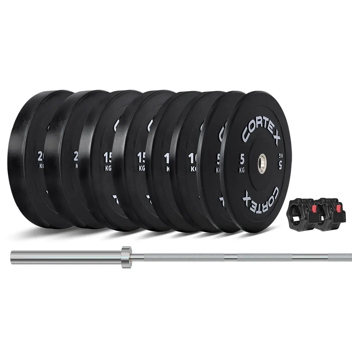 CORTEX Series V3 Bumper Plate Set Black