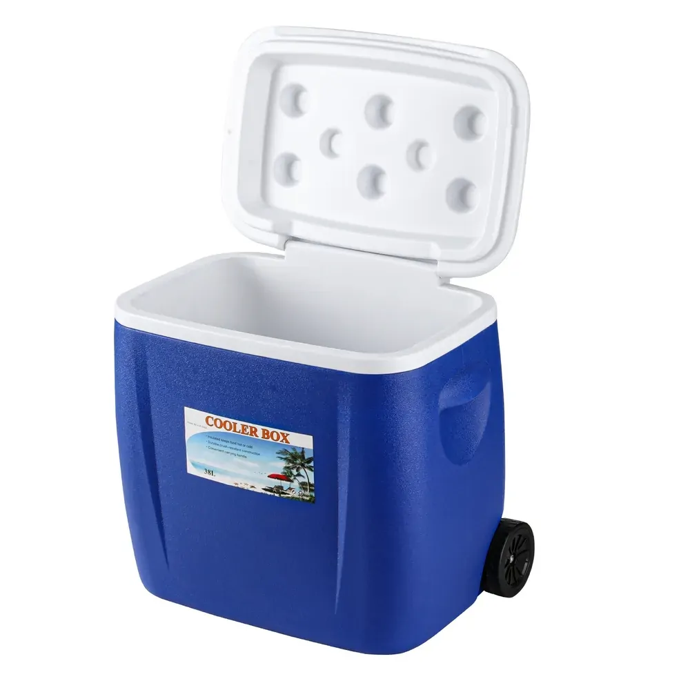 Glacio Portable Ice Cooler Box With Wheels Camping Fridge