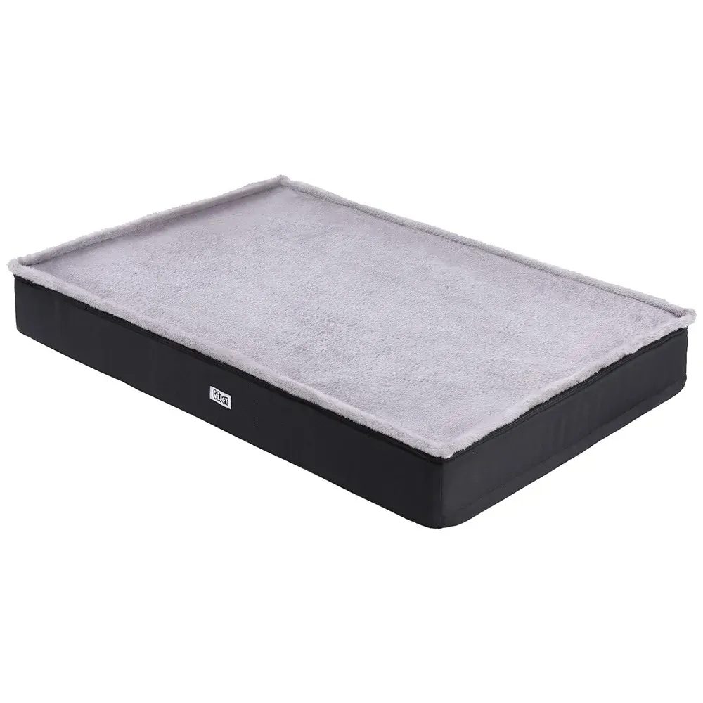 i.Pet Pet Bed Dog Cat Calming Soft Sofa Foam Cushion Washable Cover Grey