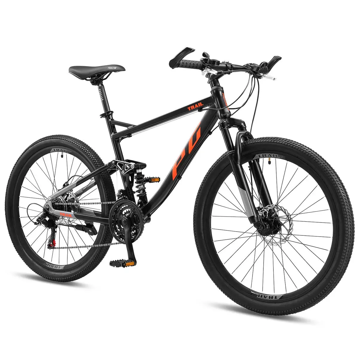 Progear Trail Dual Suspension MTB " Ember Black