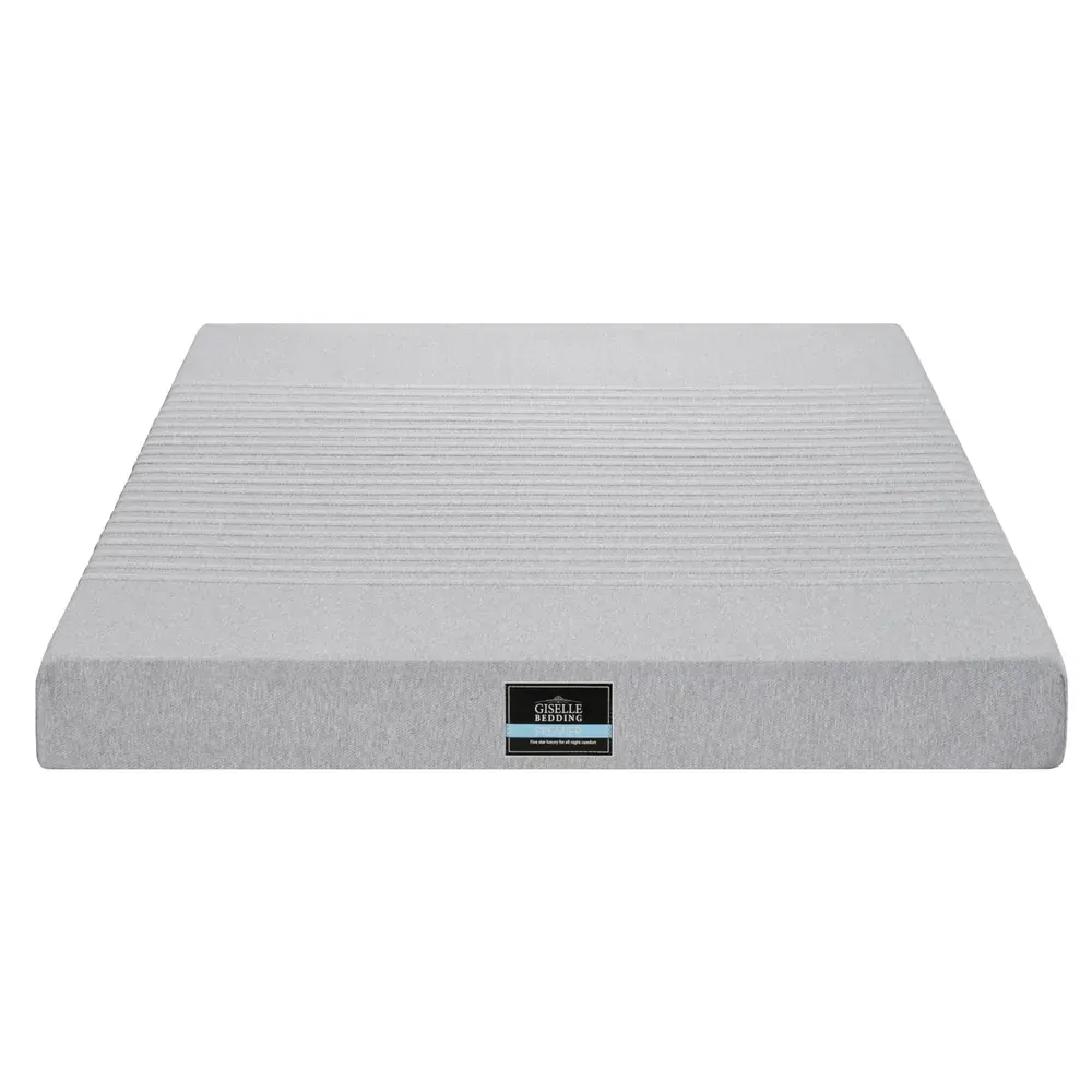 Cool Gel Memory Foam Mattress Charcoal 7-Zone Washable Bamboo Cover 15cm