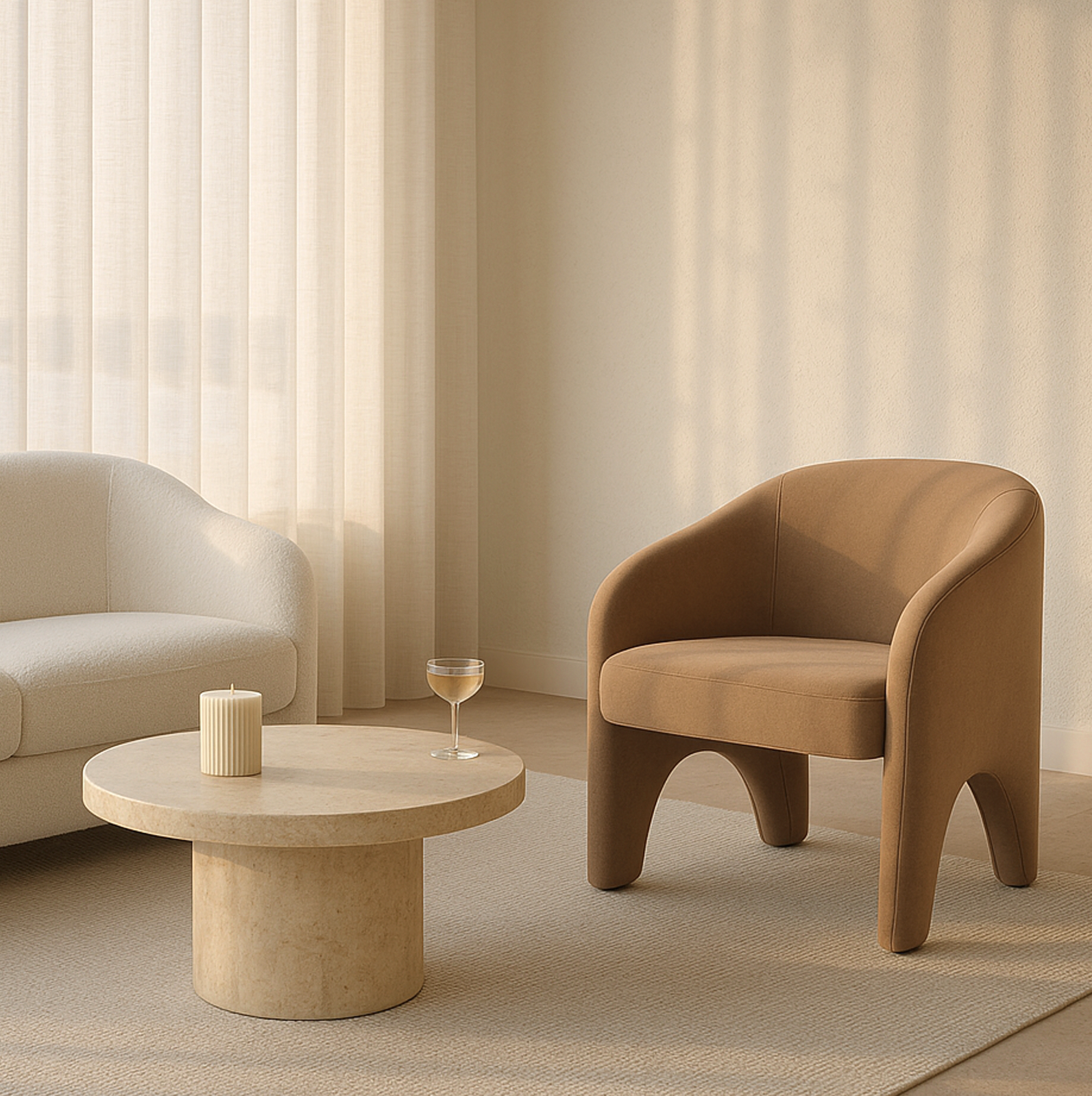 Interior Ave - Nova Sculptural Accent Chair