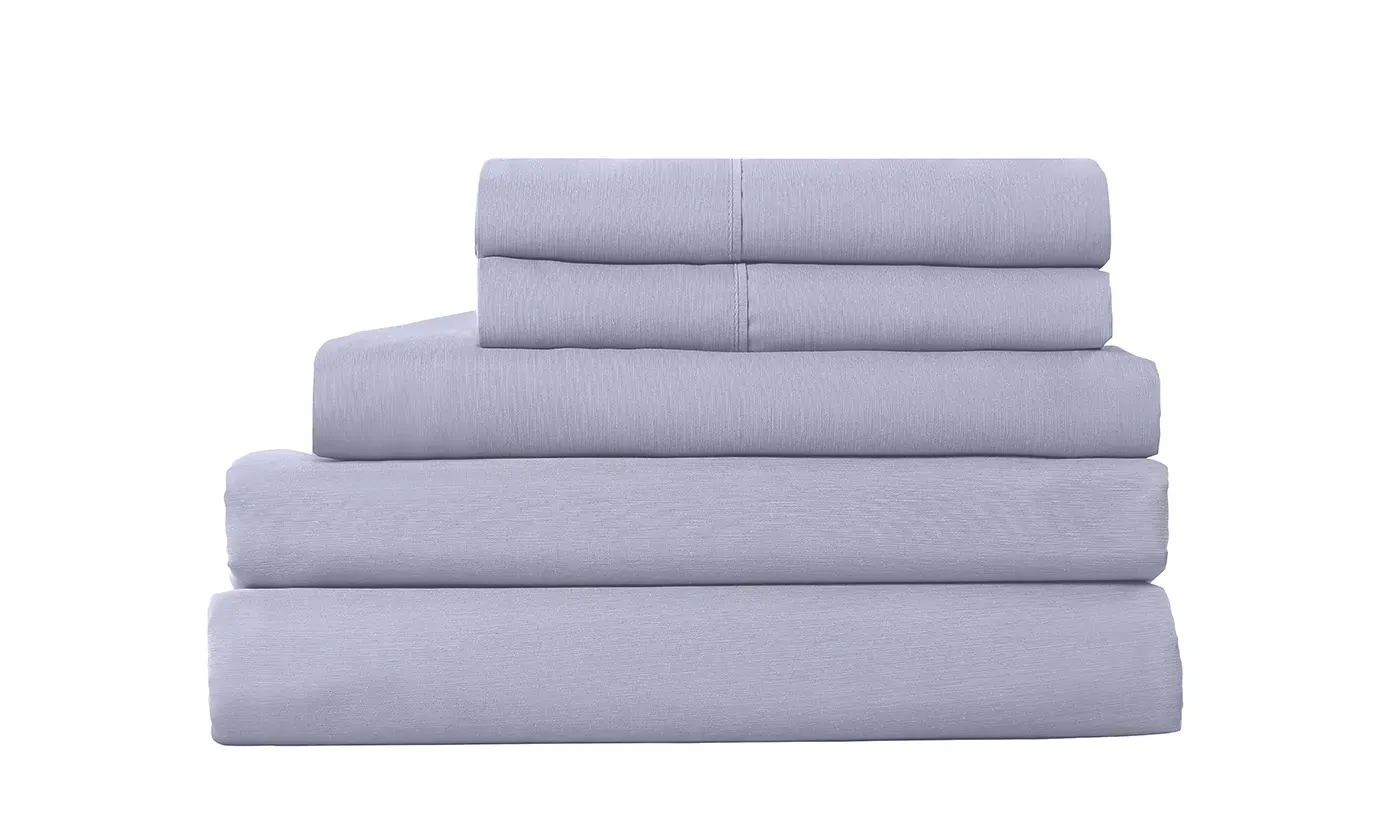 Royal Comfort 2000TC 6 Piece Bamboo Sheet & Quilt Cover Set Cooling Breathable
