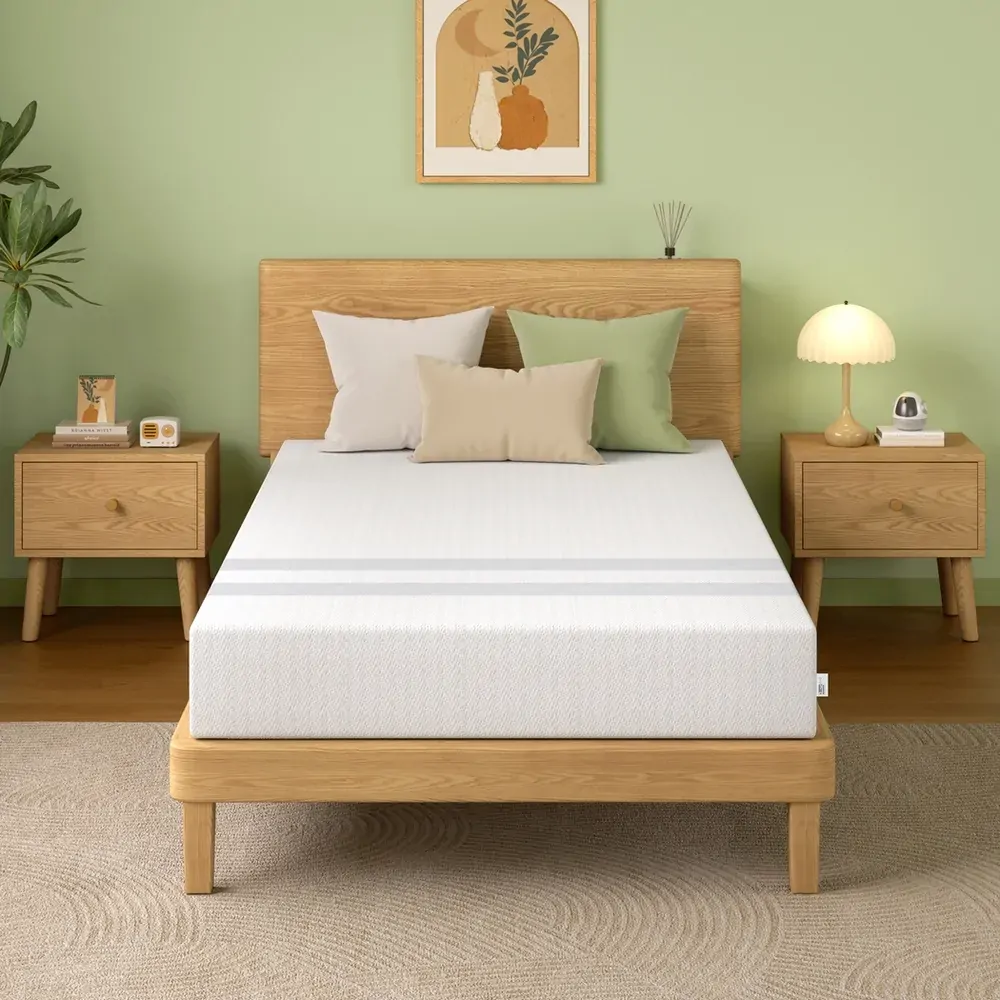 BedStory Memory Foam Mattress Cooling Gel Foam Mattress a Box Feel