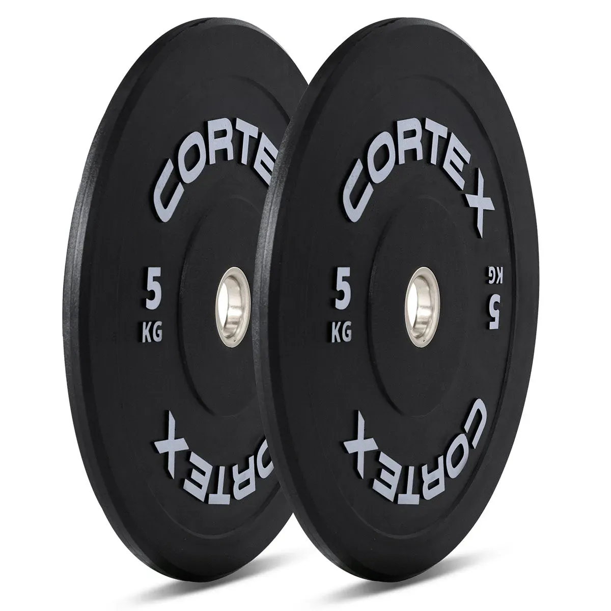 CORTEX Series V3 Rubber Olympic Bumper Plate Black