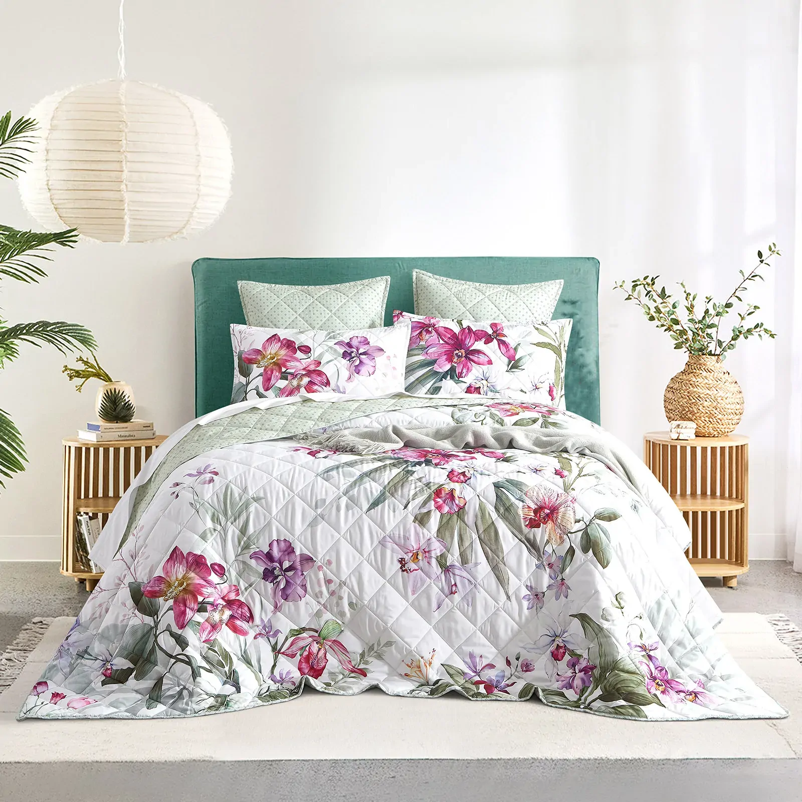Kashmir Quilted Reversible Coverlet Set Renee Taylor