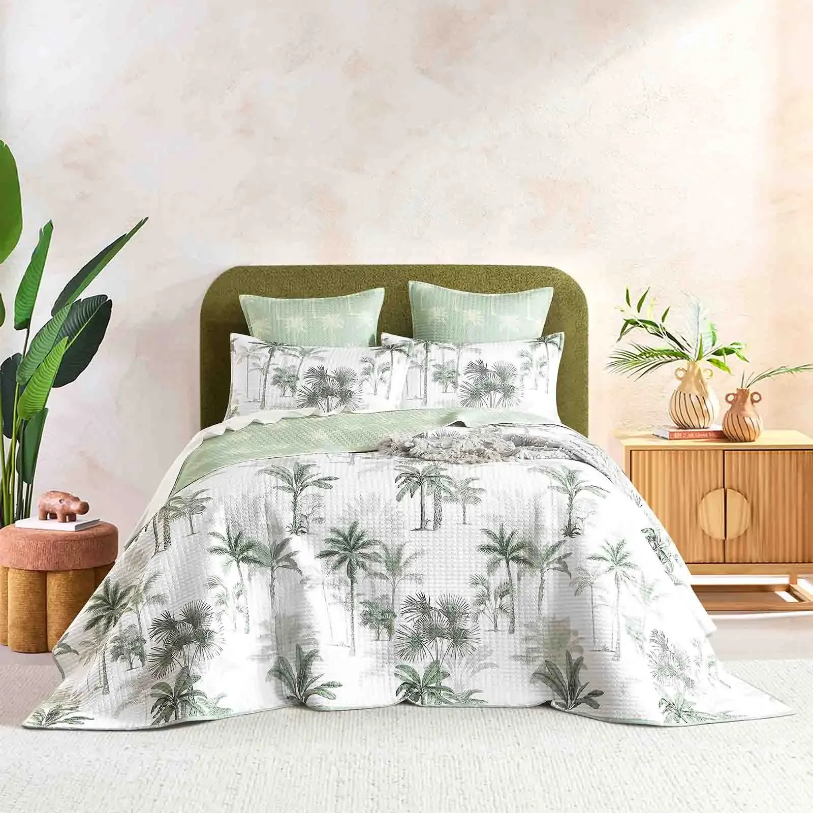 Marbella Quilted Reversible Coverlet Set Renee Taylor