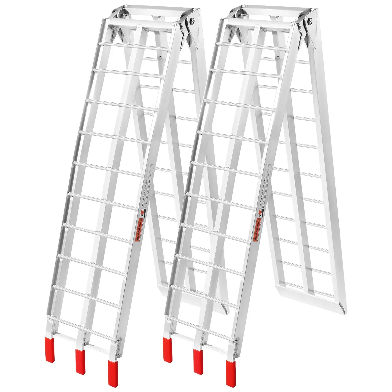 Vevor Aluminum Ramp Foldable Loading Ramps Pickup Trucks Bed