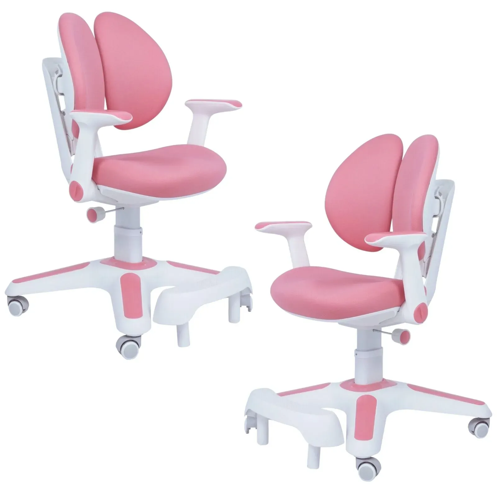 Ergonomic Children Kids Study Chairs Height Adjustable Pink