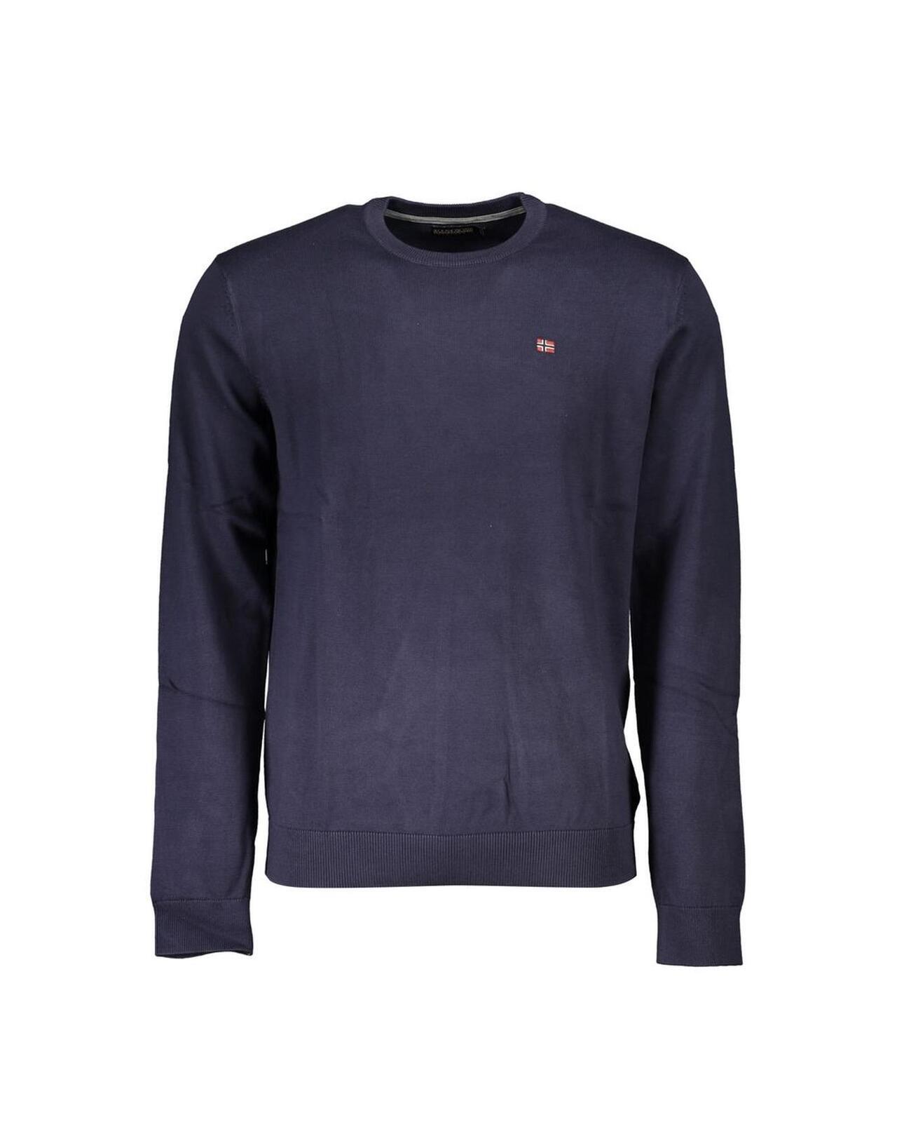 Napapijri Men's Blue Cotton Shirt Napapijri Men's Blue Cotton Shirt