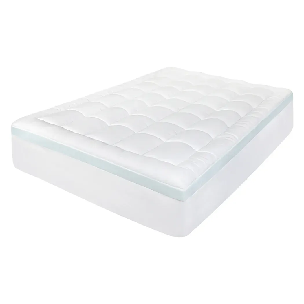 Dreamz Gel Memory Foam Mattress Topper Size