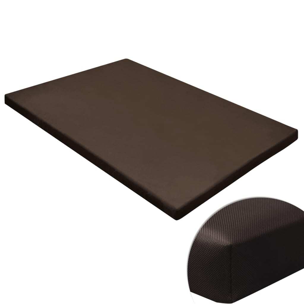 Dog Mat Flat Square Brown
