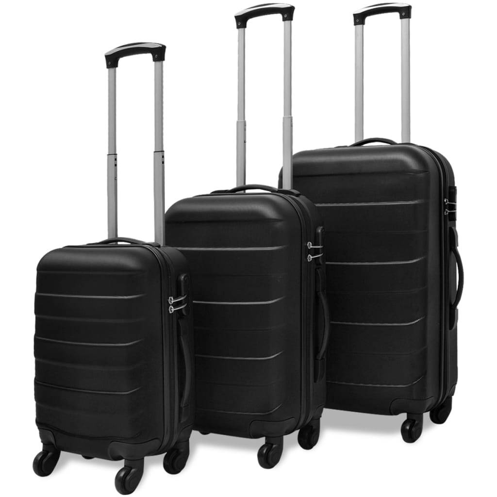 Three Piece Hardcase Trolley Set 45.5 55 66 cm