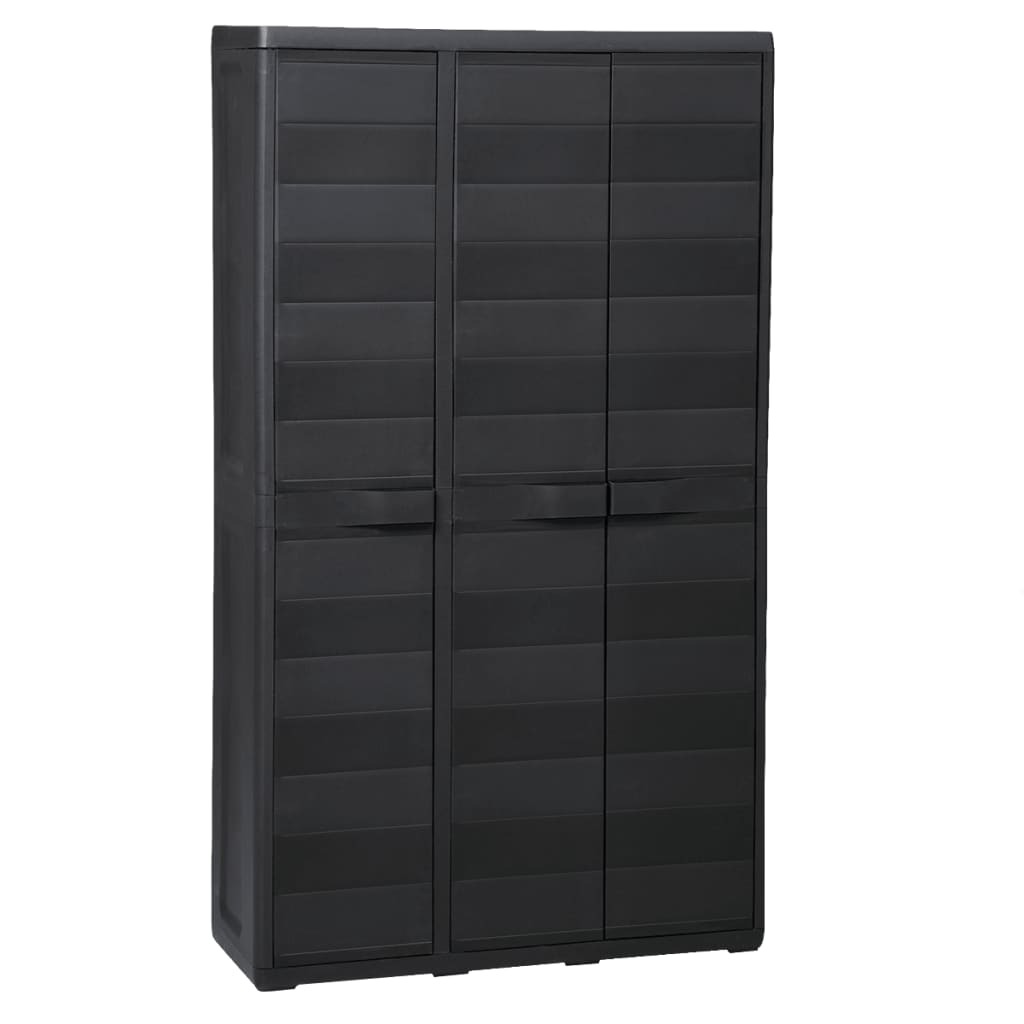 Garden Storage Cabinet Black