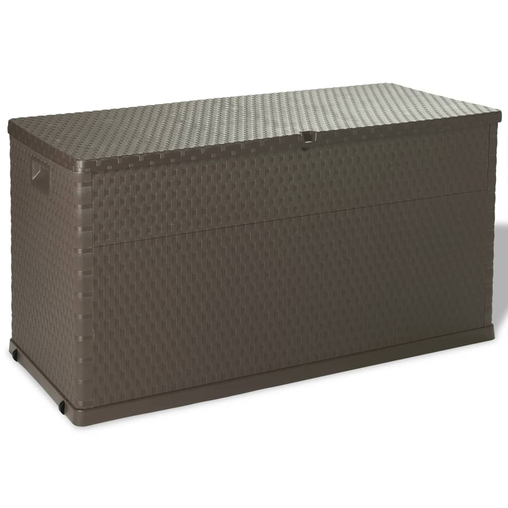 Garden Storage Box 120 by 56 by 63 cm PP Rattan