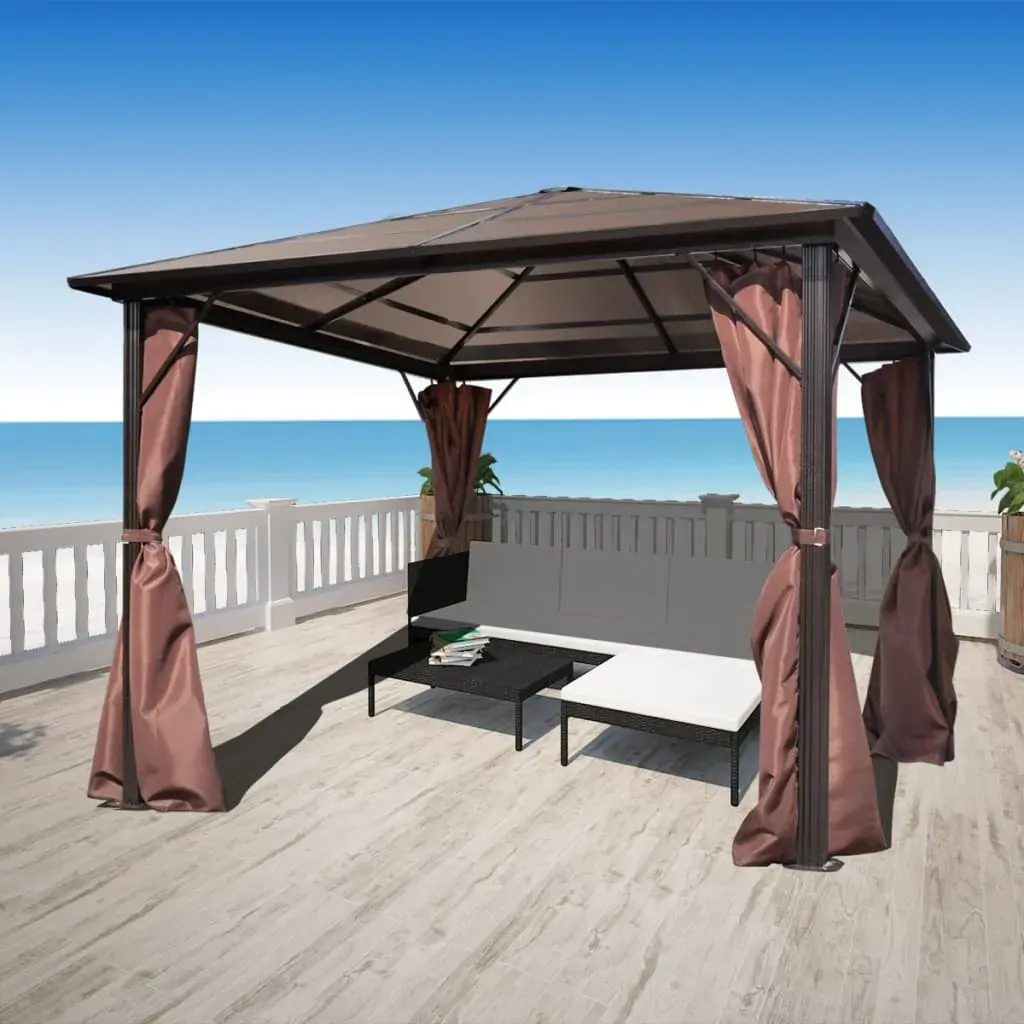 Gazebo with Curtain Aluminium Gazebo With Curtains Range 2