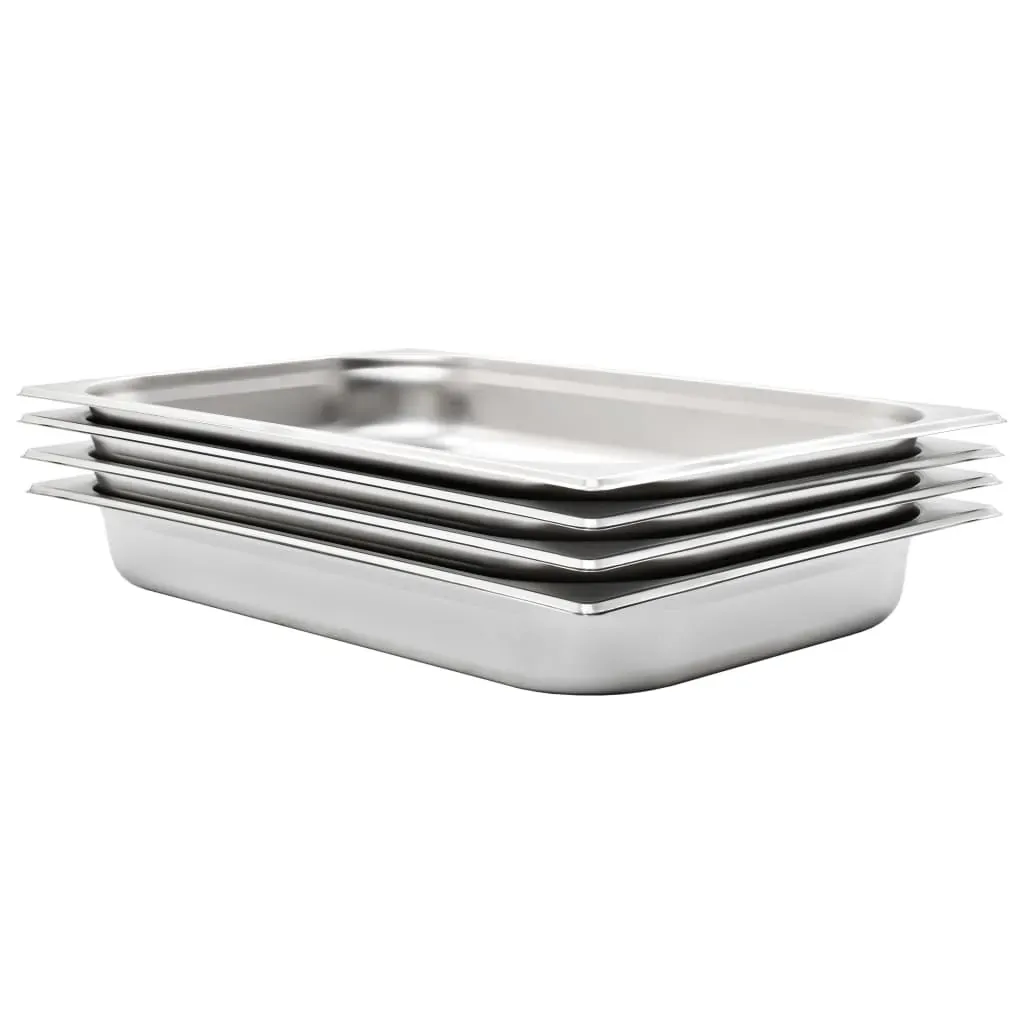 Gastronorm Containers GN Stainless Steel Gastronorm Pans Lids