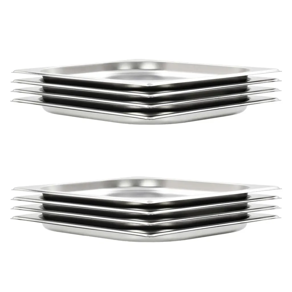 Gastronorm Containers GN Stainless Steel Gastronorm Pans Lids Range 2