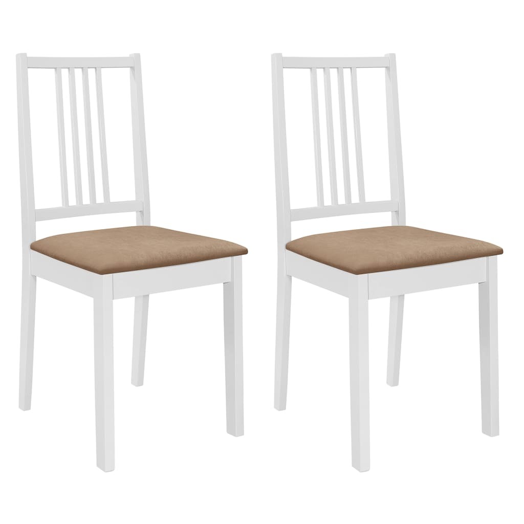 Dining Chairs with Cushions Solid Wood