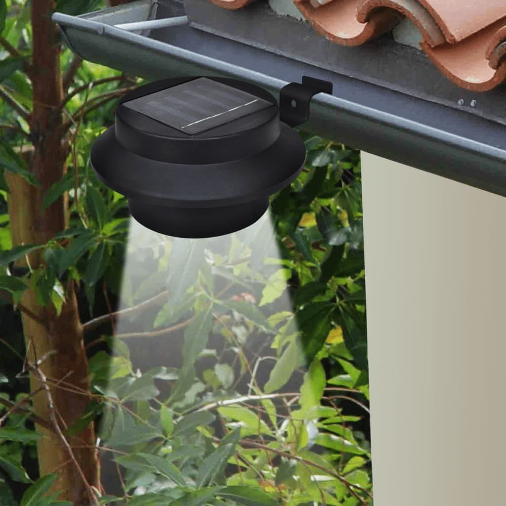 Outdoor Solar Lamp Set Fence Light Gutter Light