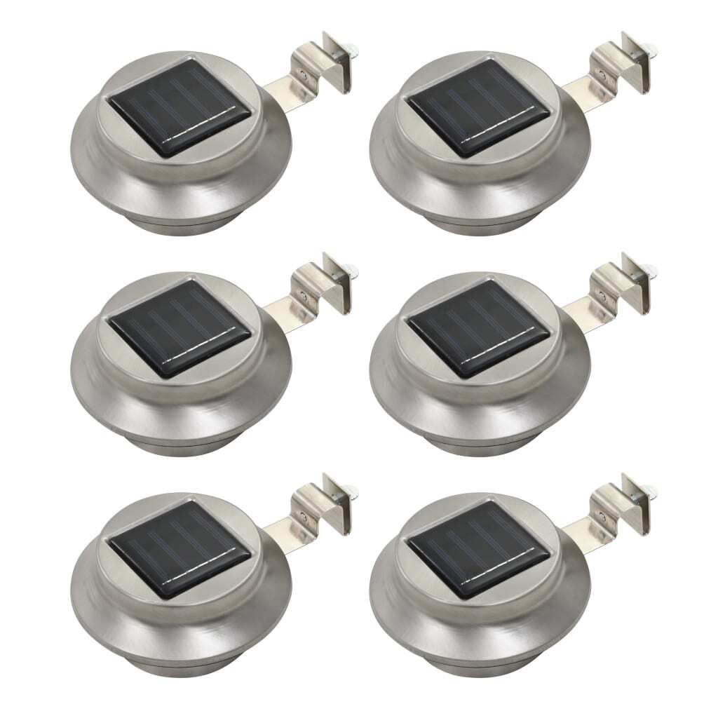 Outdoor Solar Lamps LED Round 12 cm White