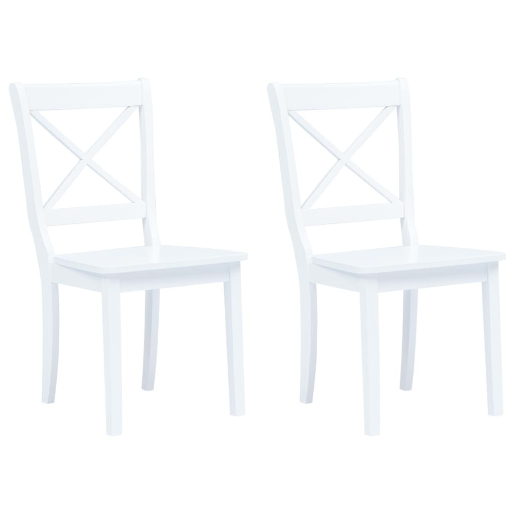 Dining Chairs Solid Rubber Wood