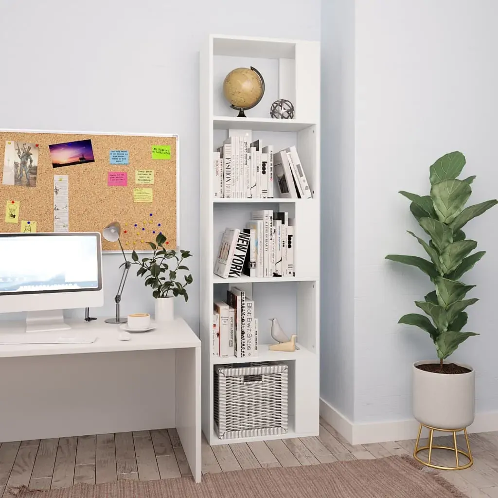 Book Cabinet Room Divider 45 by 24 by 159 cm Engineered Wood