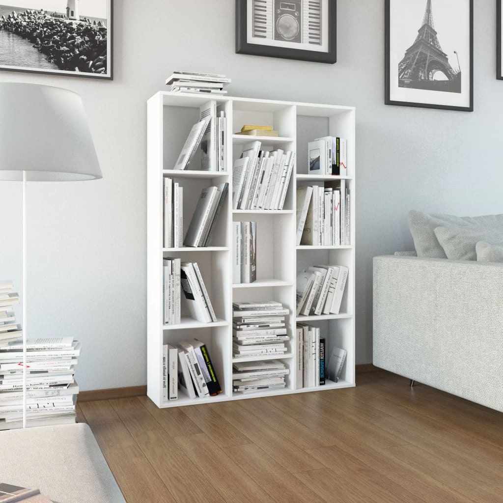 Warnes Room Divider Book Cabinet 100 by 24 by 140 cm Engineered Wood