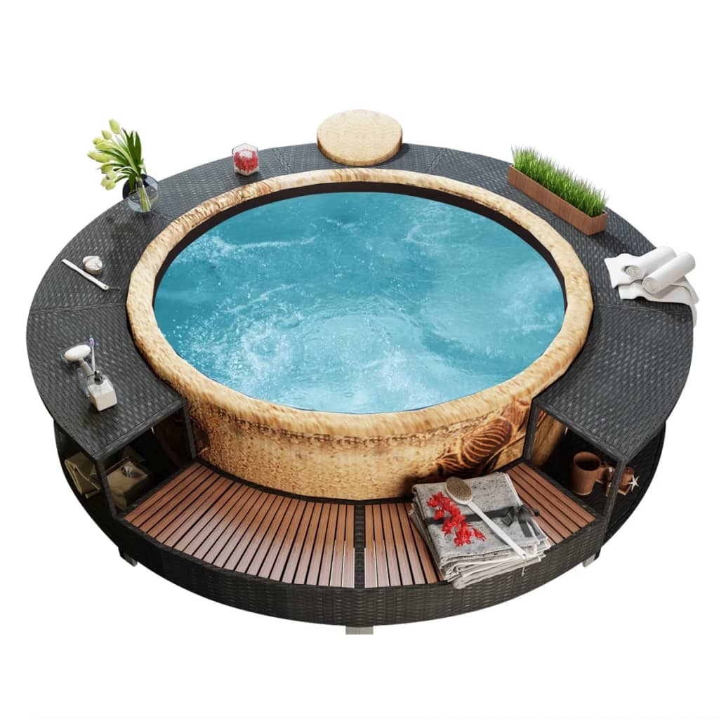 Hot Tub Surround Poly Rattan