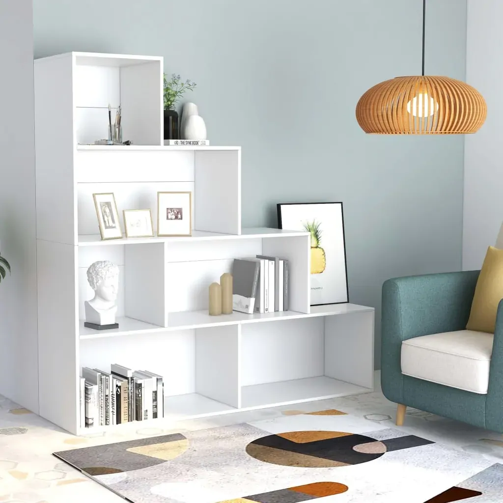 Book Cabinet Room Divider 155 by 24 by 160 cm Engineered Wood