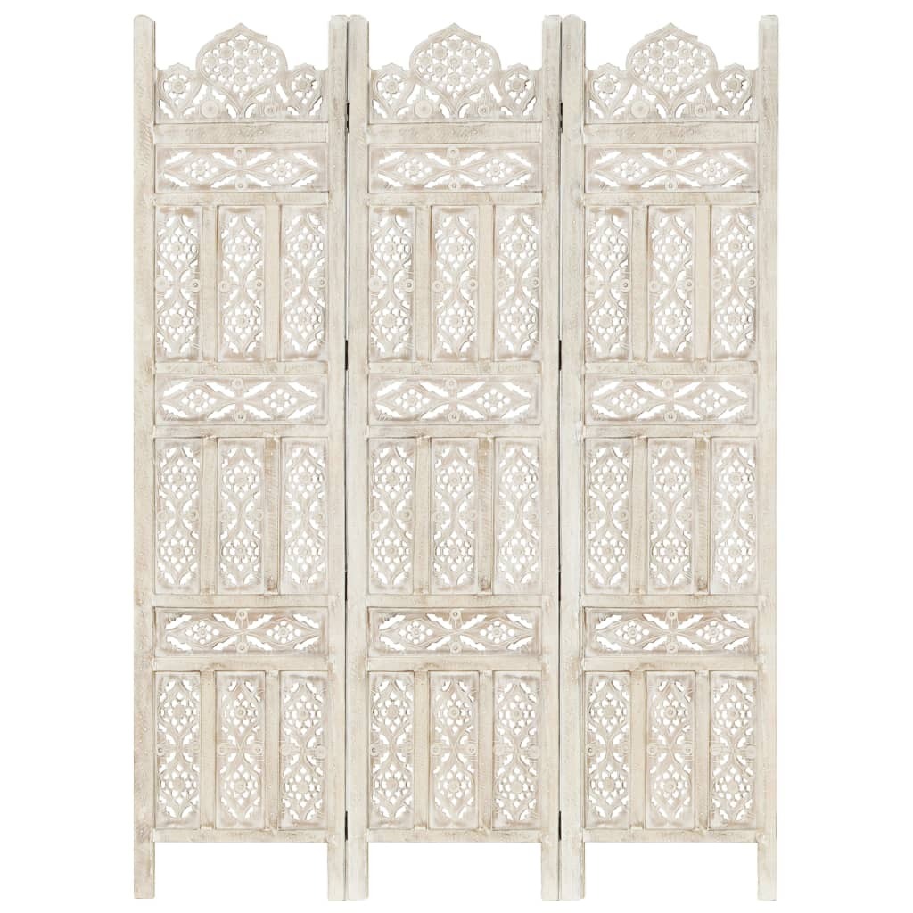 Puyallup Hand carved Room Divider Solid Mango Wood
