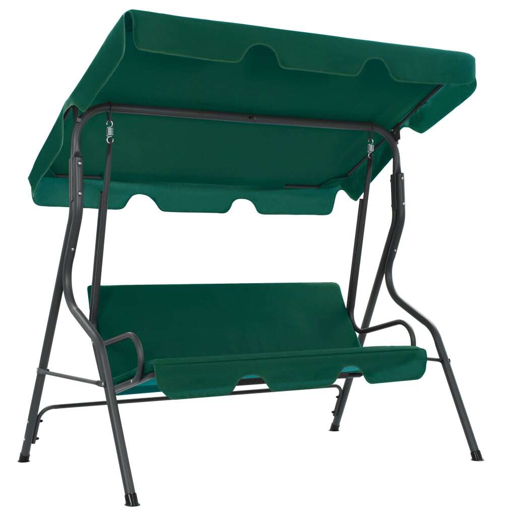 Garden Swing Bench 170 by 110 by 153 cm Fabric