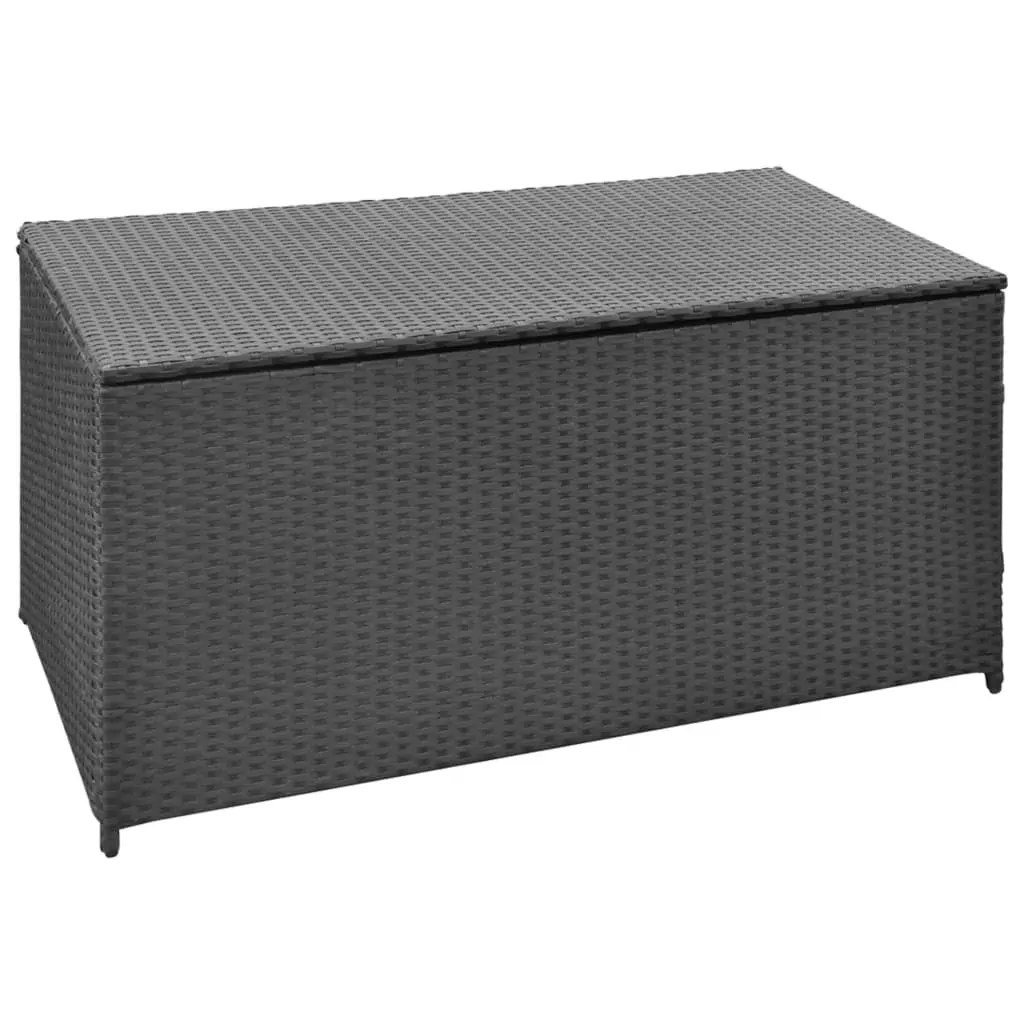 Garden Storage Box 120 by 50 by 60 cm Poly Rattan