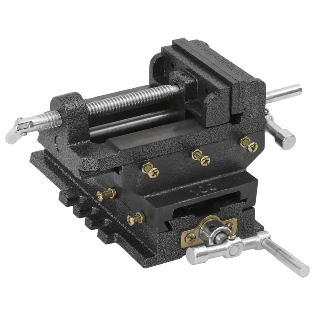 Manually Operated Cross Slide Drill Press Vice