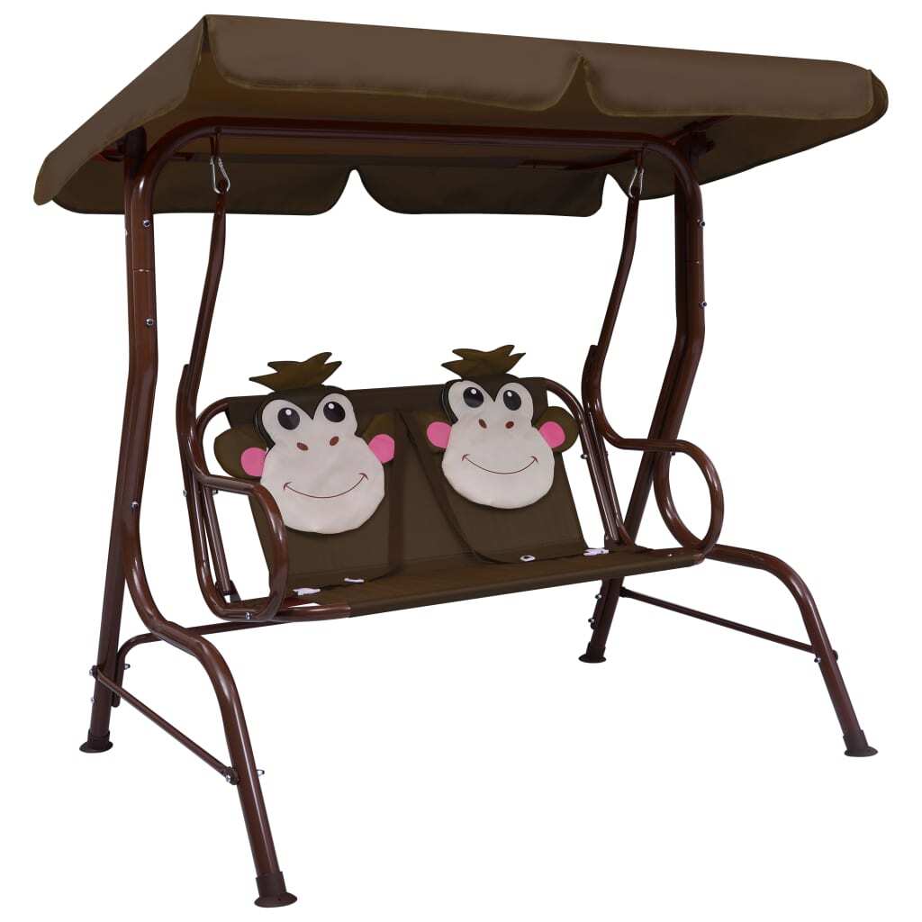 Kids Swing Bench 115 by 75 by 110 cm Fabric