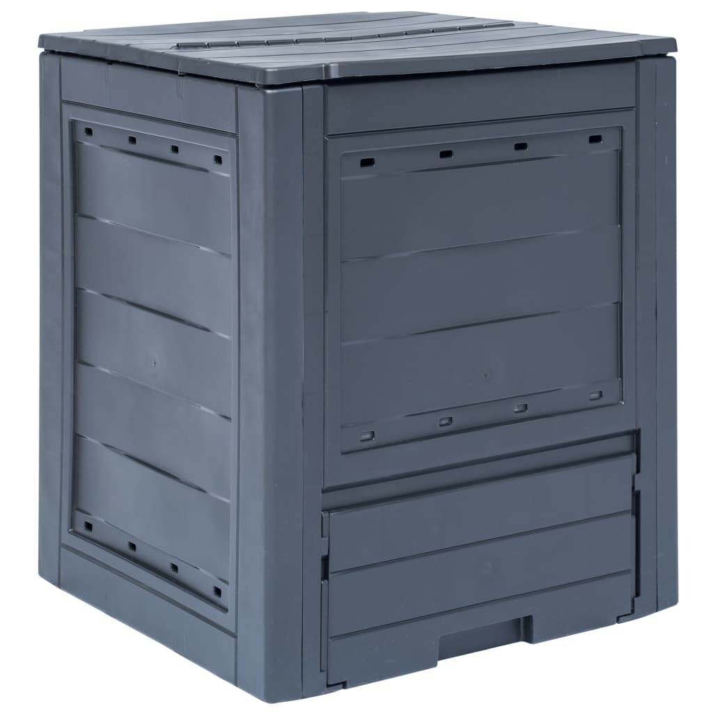 Garden Composter Grey 60 by 60 by 73 cm