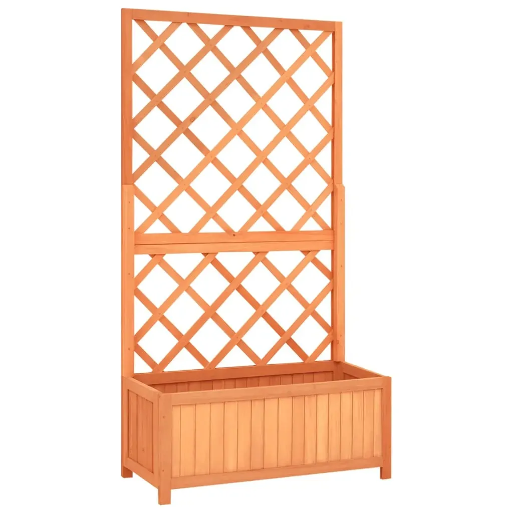 Garden Trellis Planter Solid Firwood