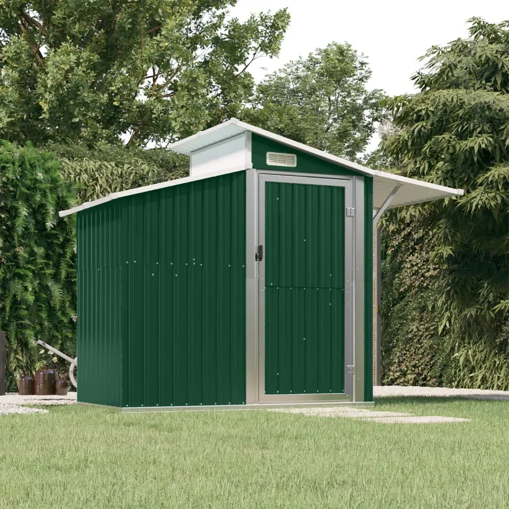 Garden Shed 270 by 130 by 208.5 cm Galvanised Steel