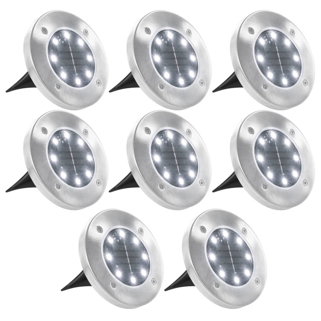 Solar Ground Lights 8 pcs LED Lights