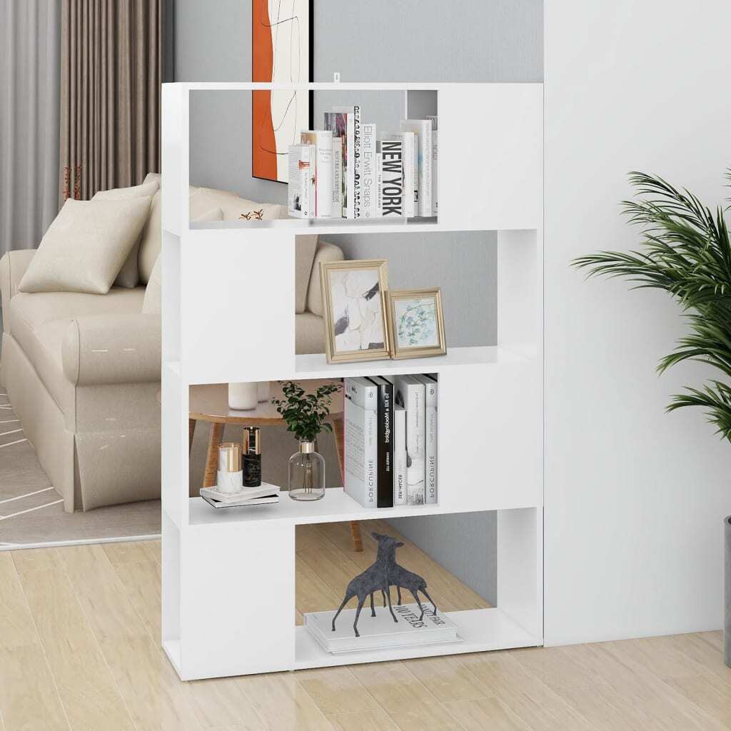 Corsham Book Cabinet Room Divider 80 by 24 by 124.5 cm Engineered Wood